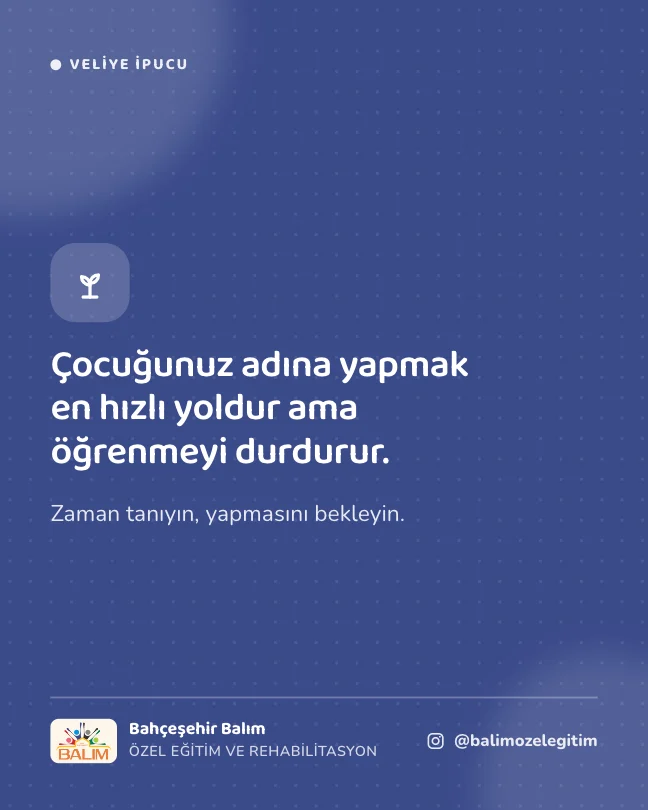 Onun adına yapmayın — gönderi tasarımı
