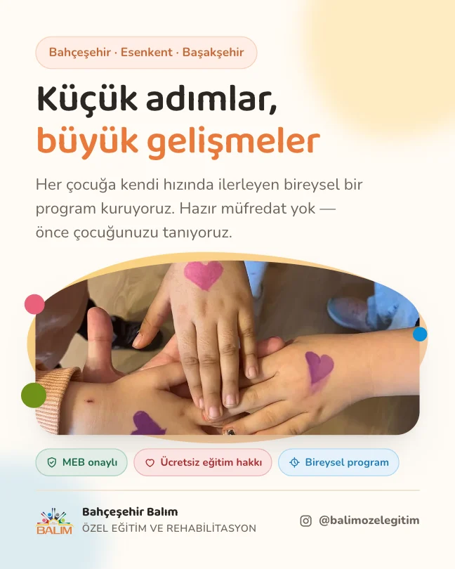 Küçük adımlar — gönderi tasarımı