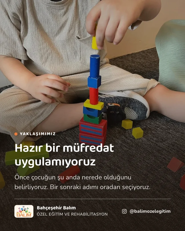 Hazır müfredat yok — gönderi tasarımı