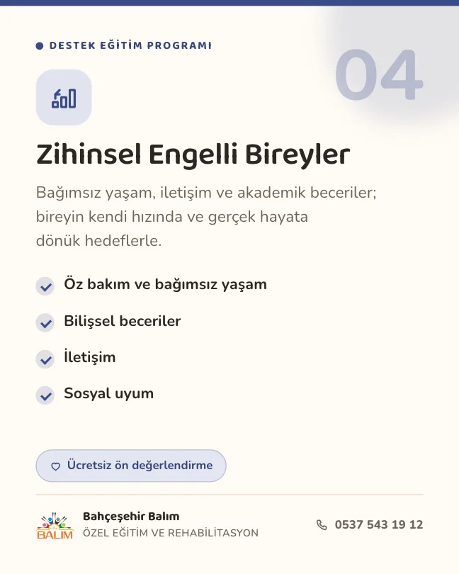 Zihinsel Engelli Bireyler — gönderi tasarımı