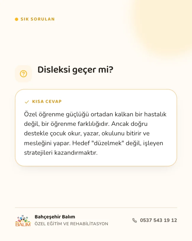 Disleksi geçer mi? — gönderi tasarımı