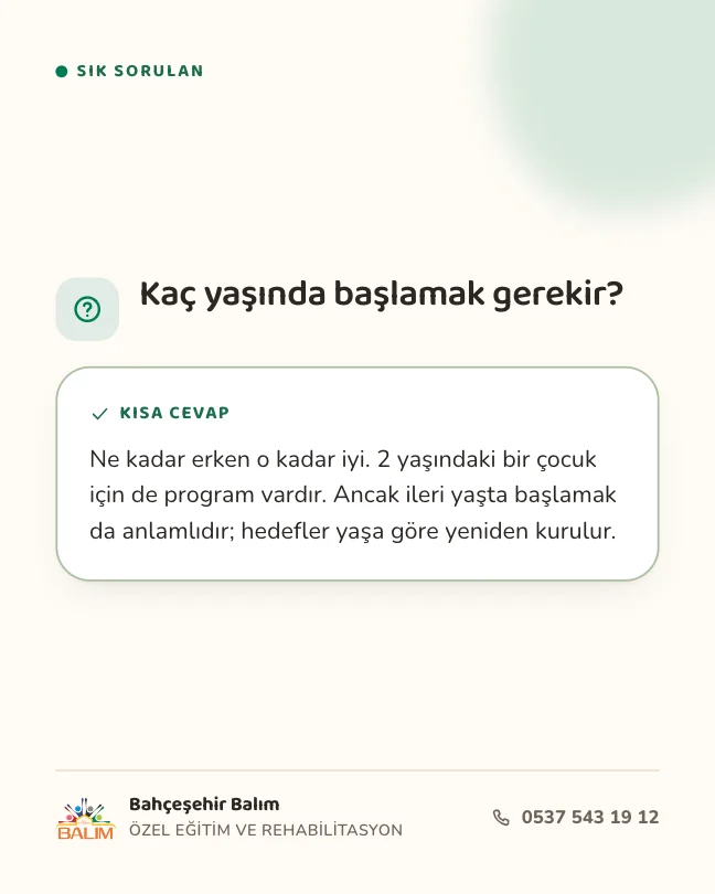 Kaç yaşında başlanmalı? — gönderi tasarımı